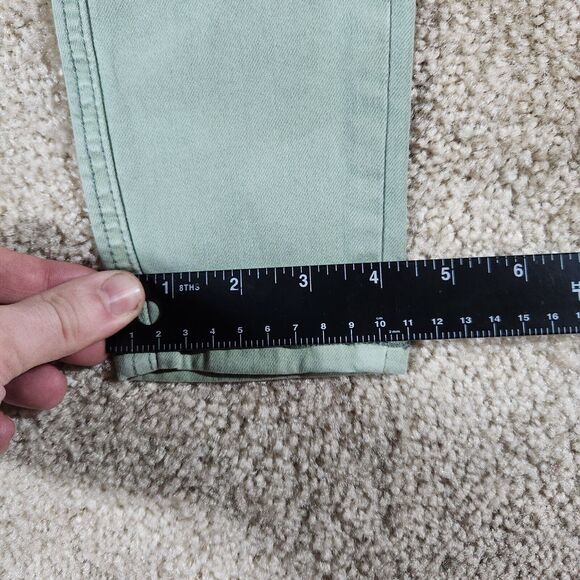 American Eagle Next Level Stretch Hi-Rise Jegging Jean Green Blue Denim 4 - Picture 12 of 12